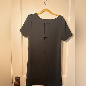 Bobeau simple black flowy dress